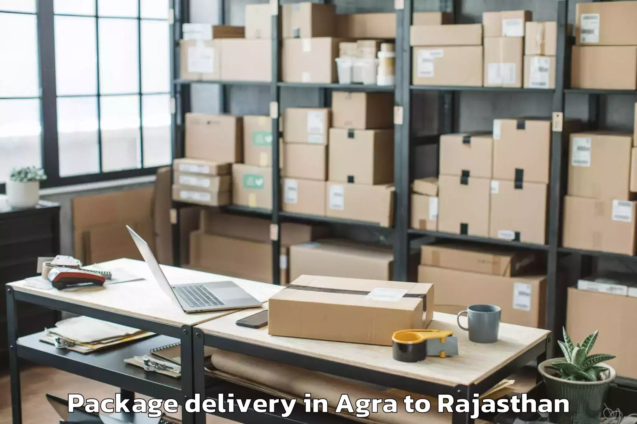 Reliable Agra to Sanchore Package Delivery